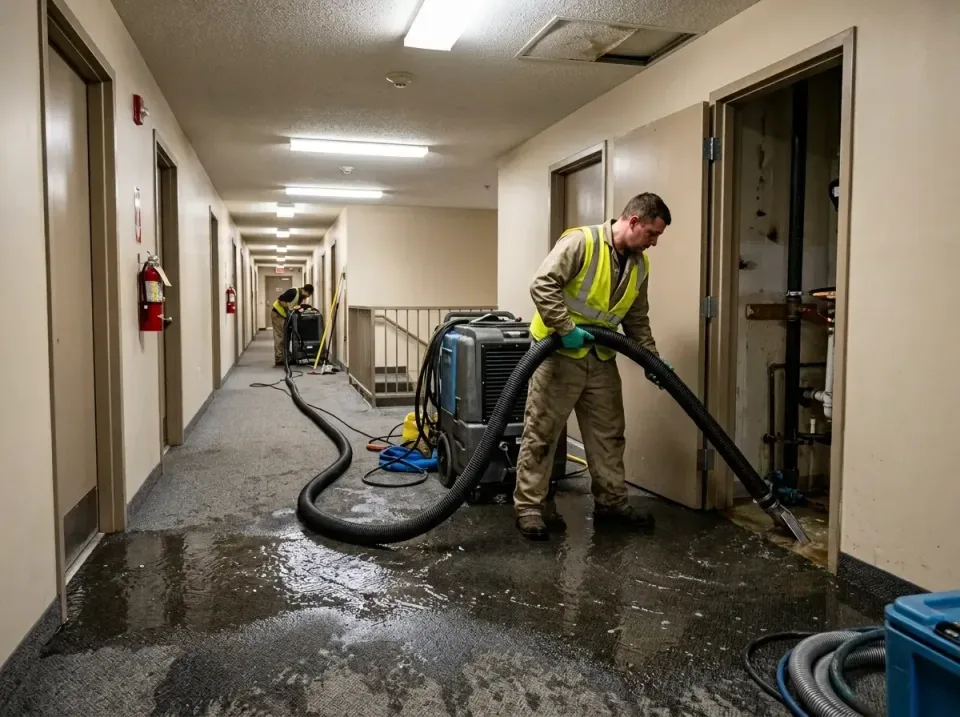 multi-unit-apartment-hallway-f-005 — frequently asked questions, Emergency Burst Pipe Water Extraction & Removal in Rosaryvi…
